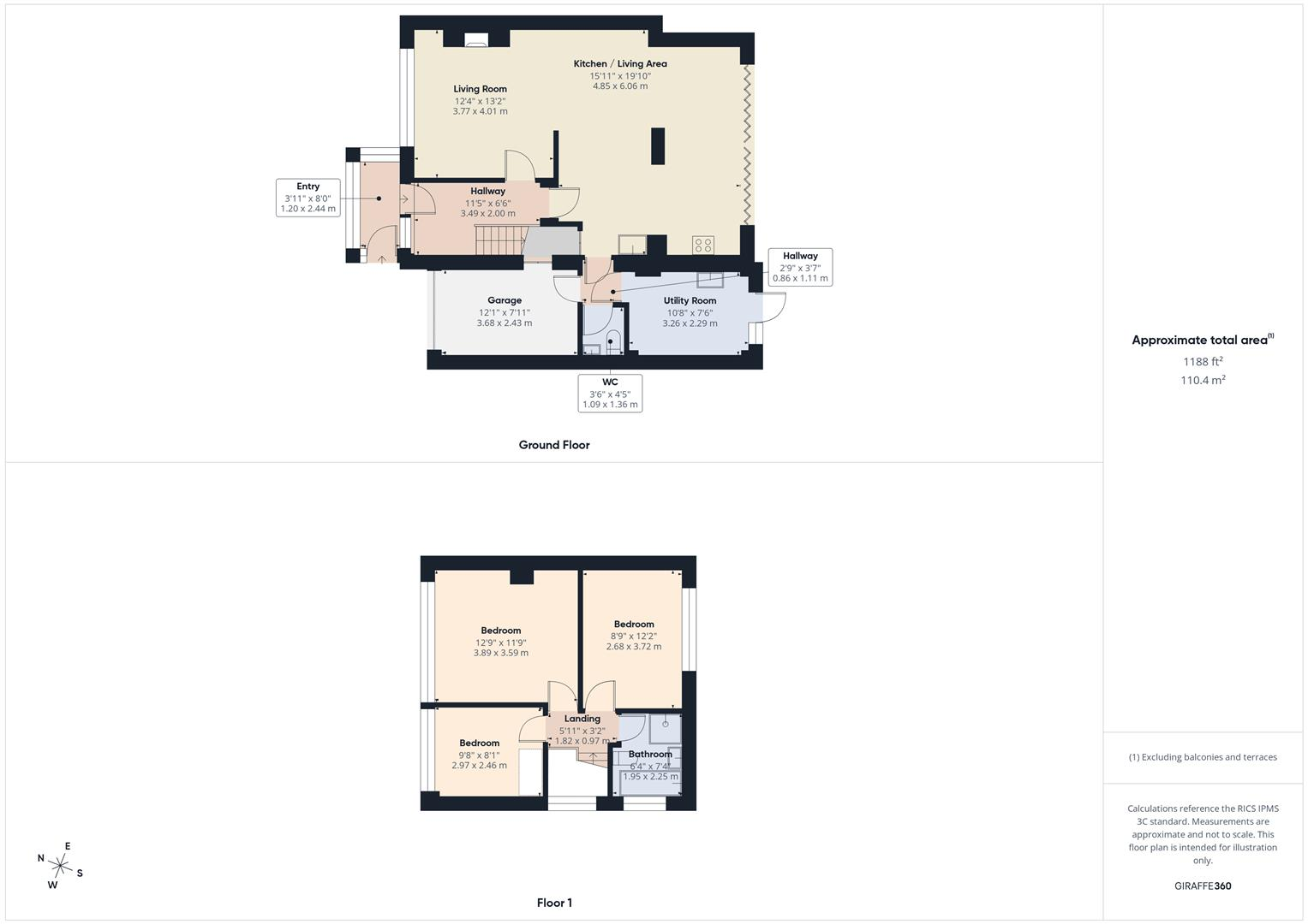 Shaftesbury Crescent, Marden Farm floorplan
