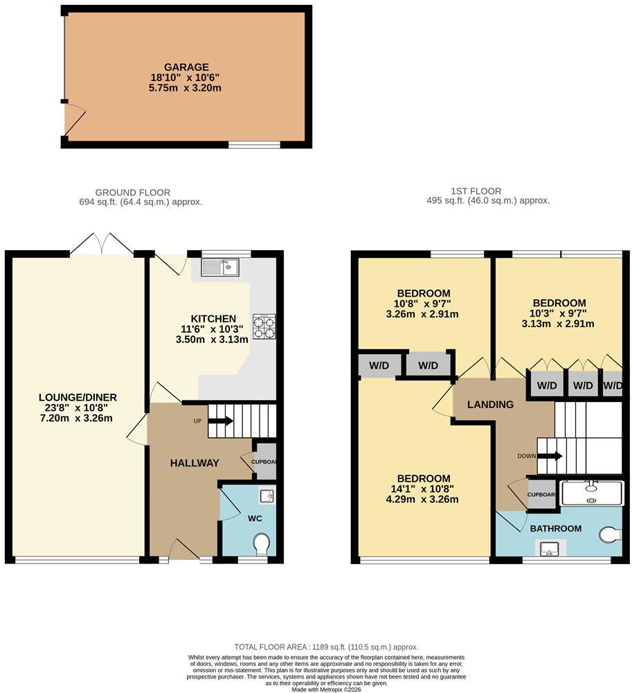 Nene Crescent, Corby floorplan