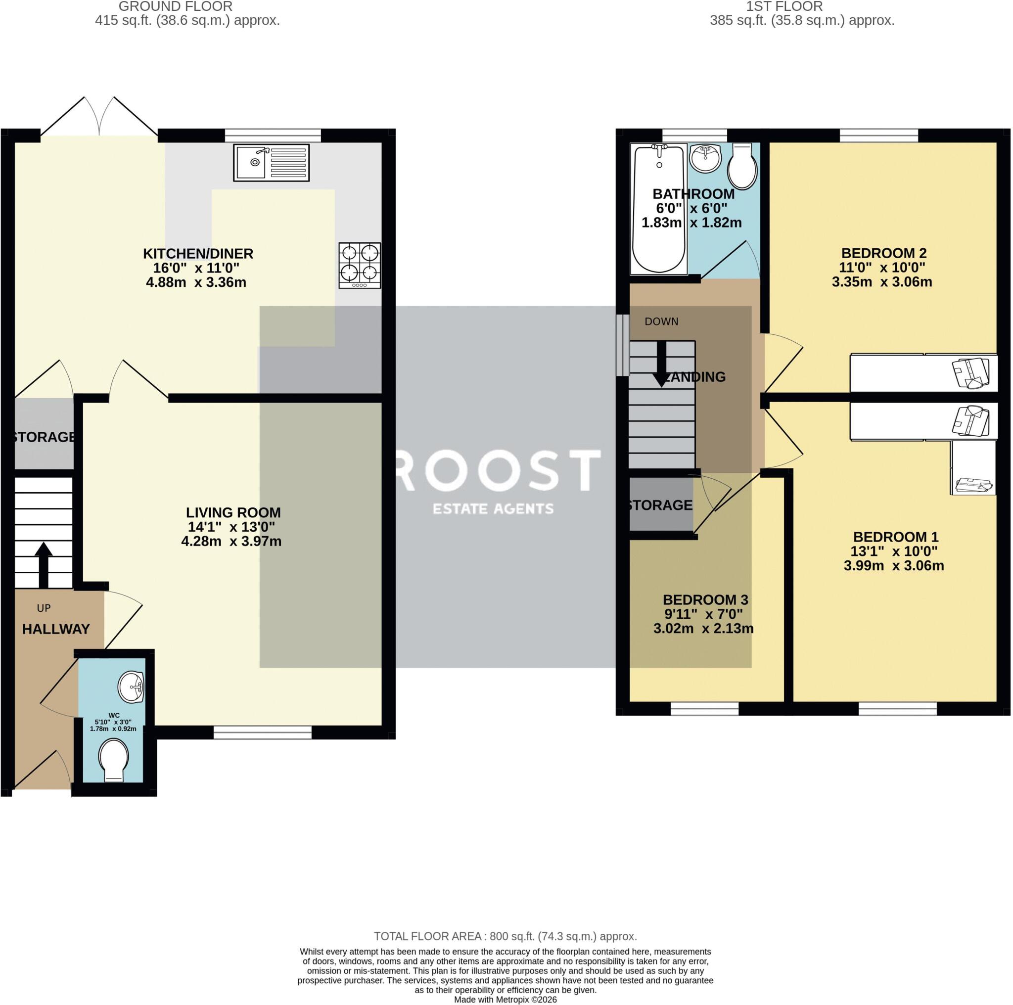 Cousin Walk, New Waltham floorplan
