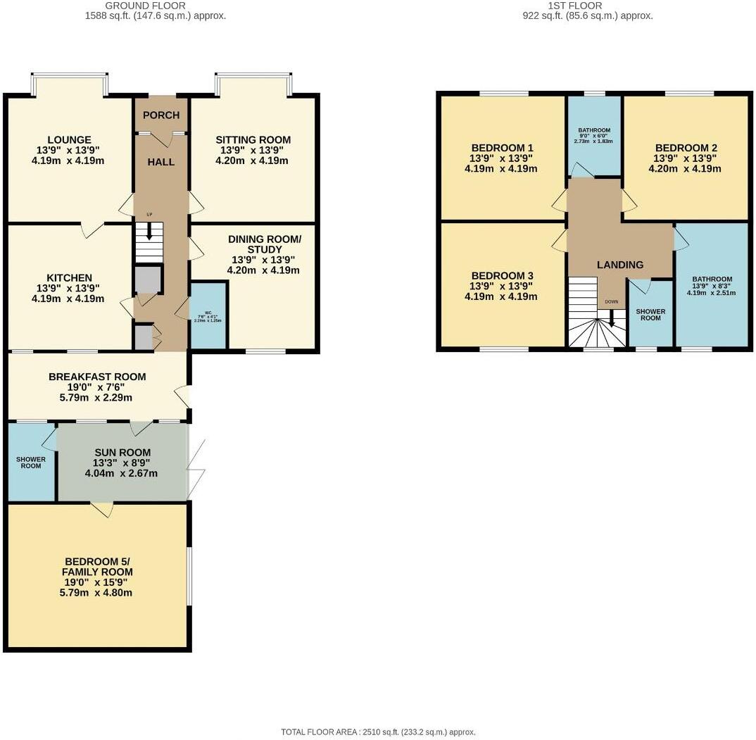 Wilsill, Harrogate floorplan