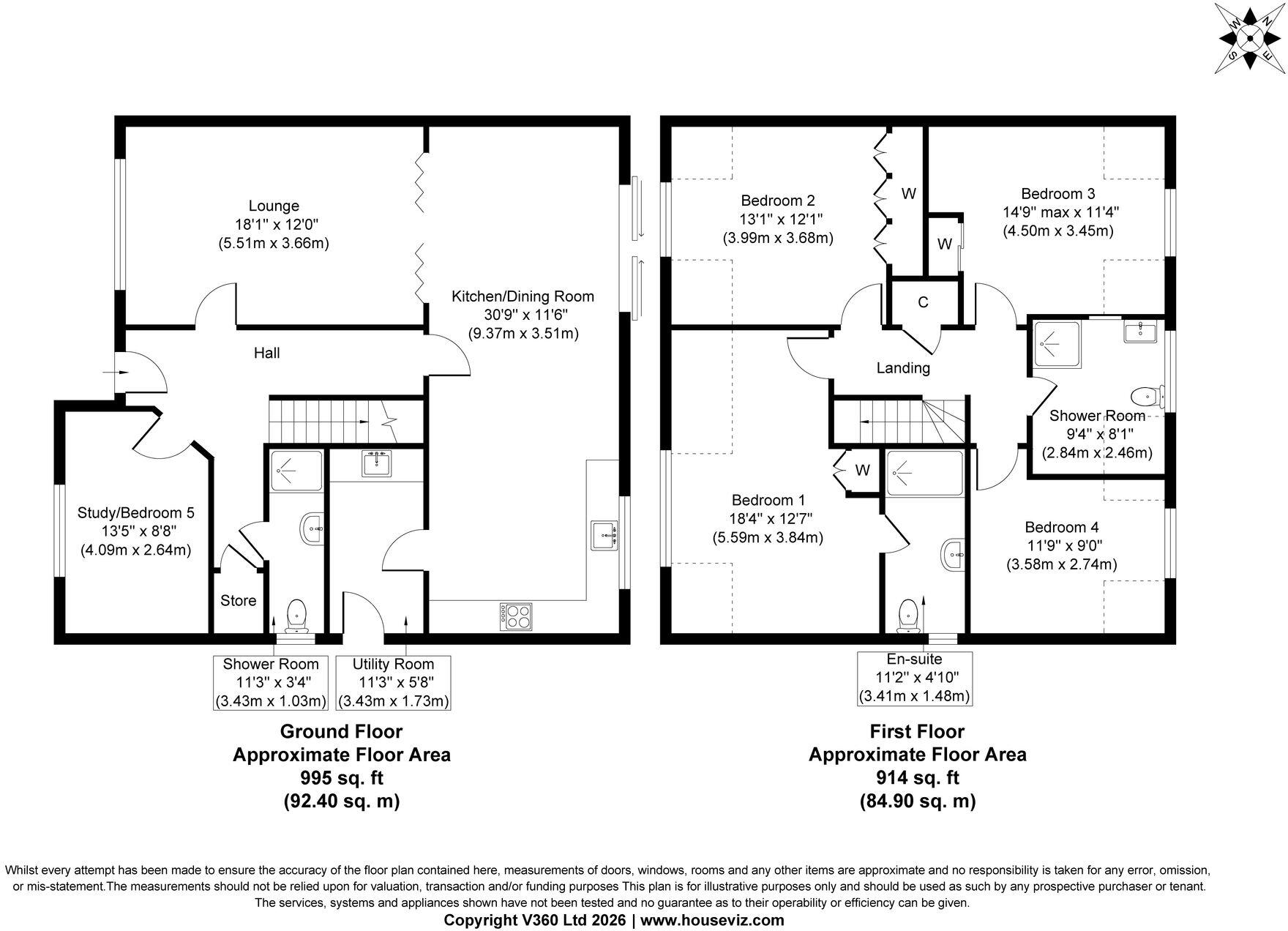 Lakeside Close, Upton, CH2 floorplan