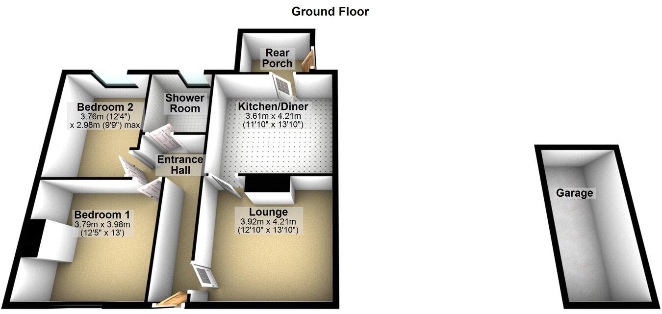 Oldfield Road, Honley, Holmfirth, HD9 floorplan