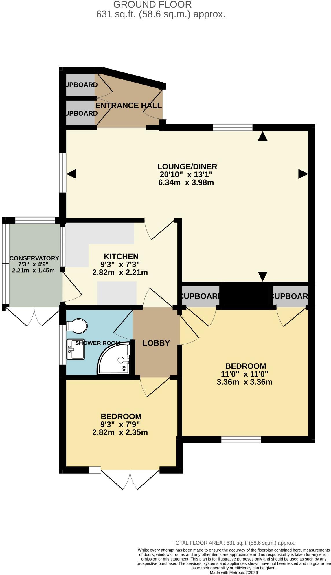 Vine Road, TIPTREE floorplan