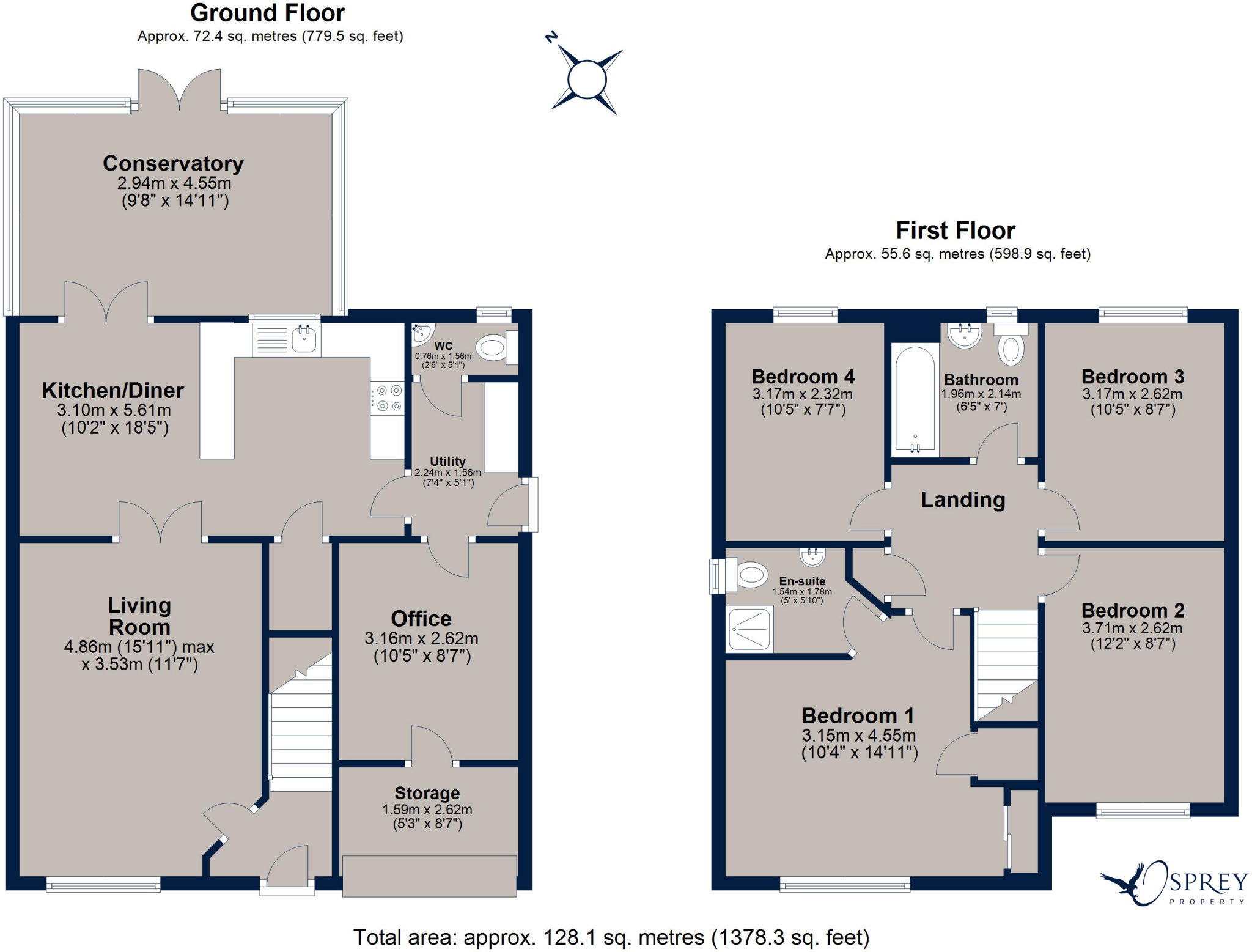 Yates Close, Weldon, Northamptonshire floorplan