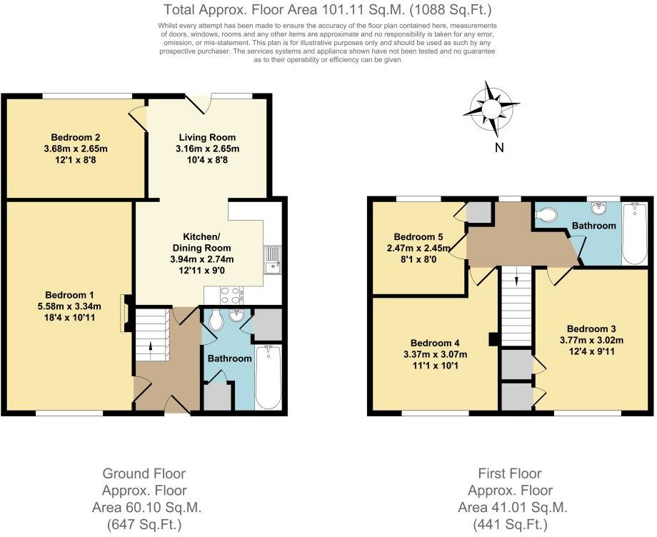Girdlestone Road, Headington floorplan