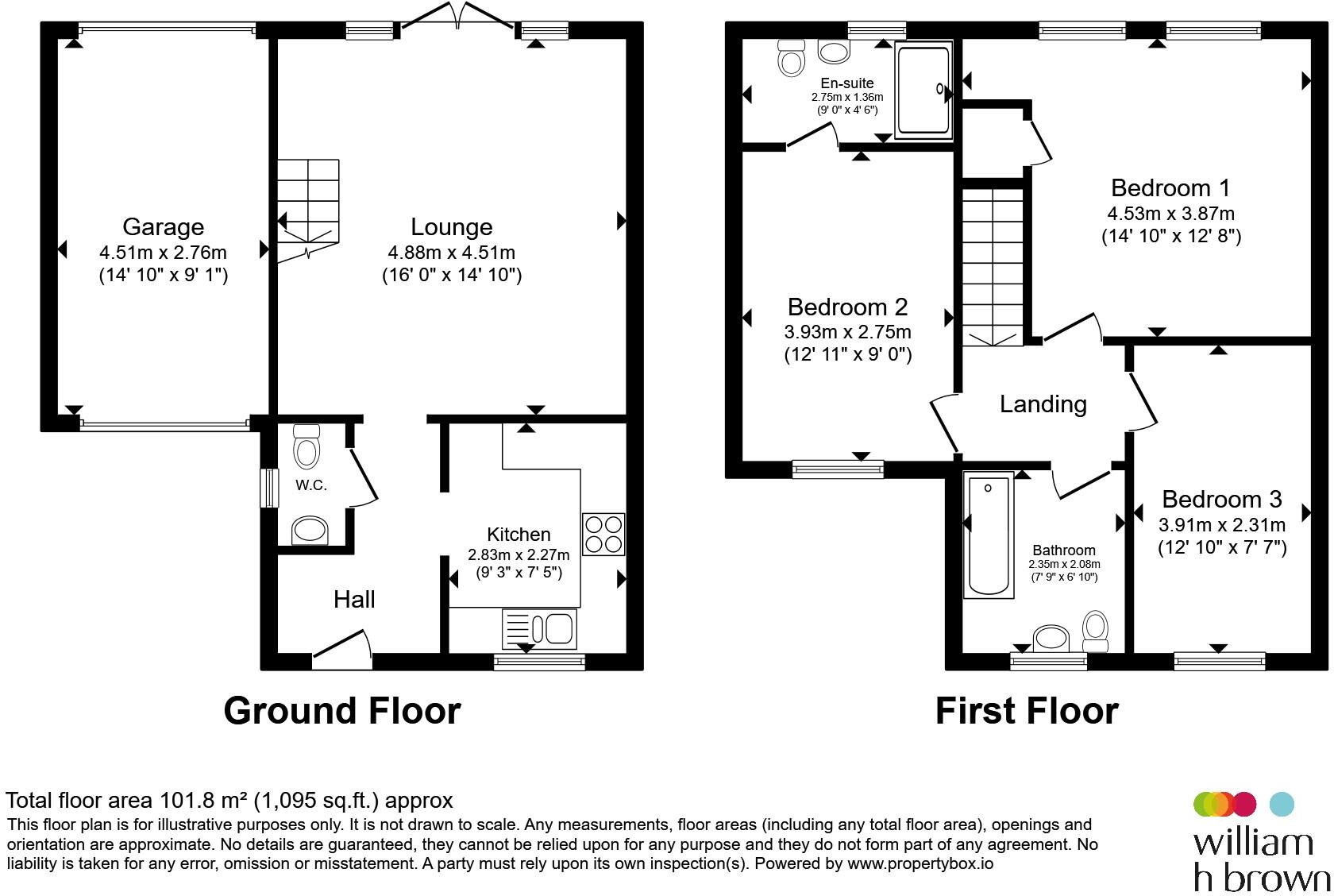 Sayers Crescent, Wisbech St. Mary, Wisbech floorplan