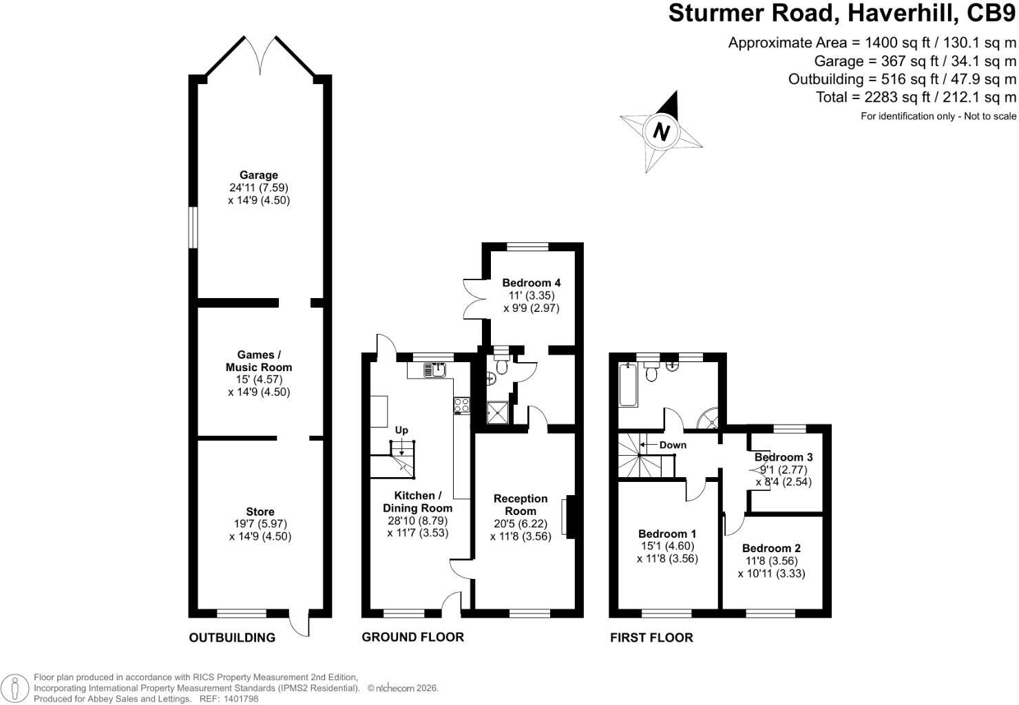Sturmer Road, Haverhill floorplan