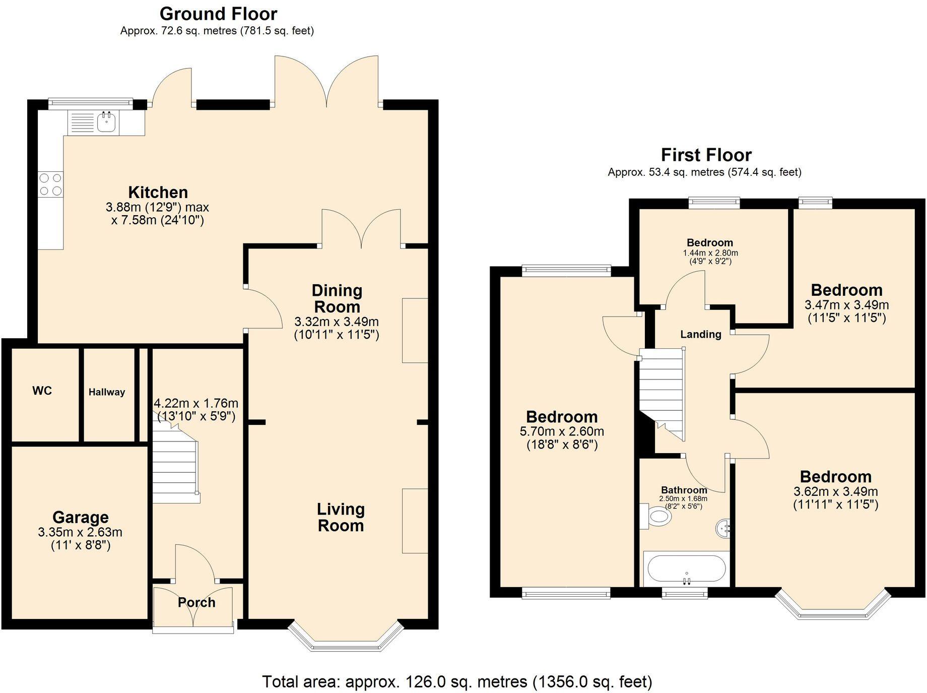 Rossendale Avenue, Burnley, BB11 floorplan