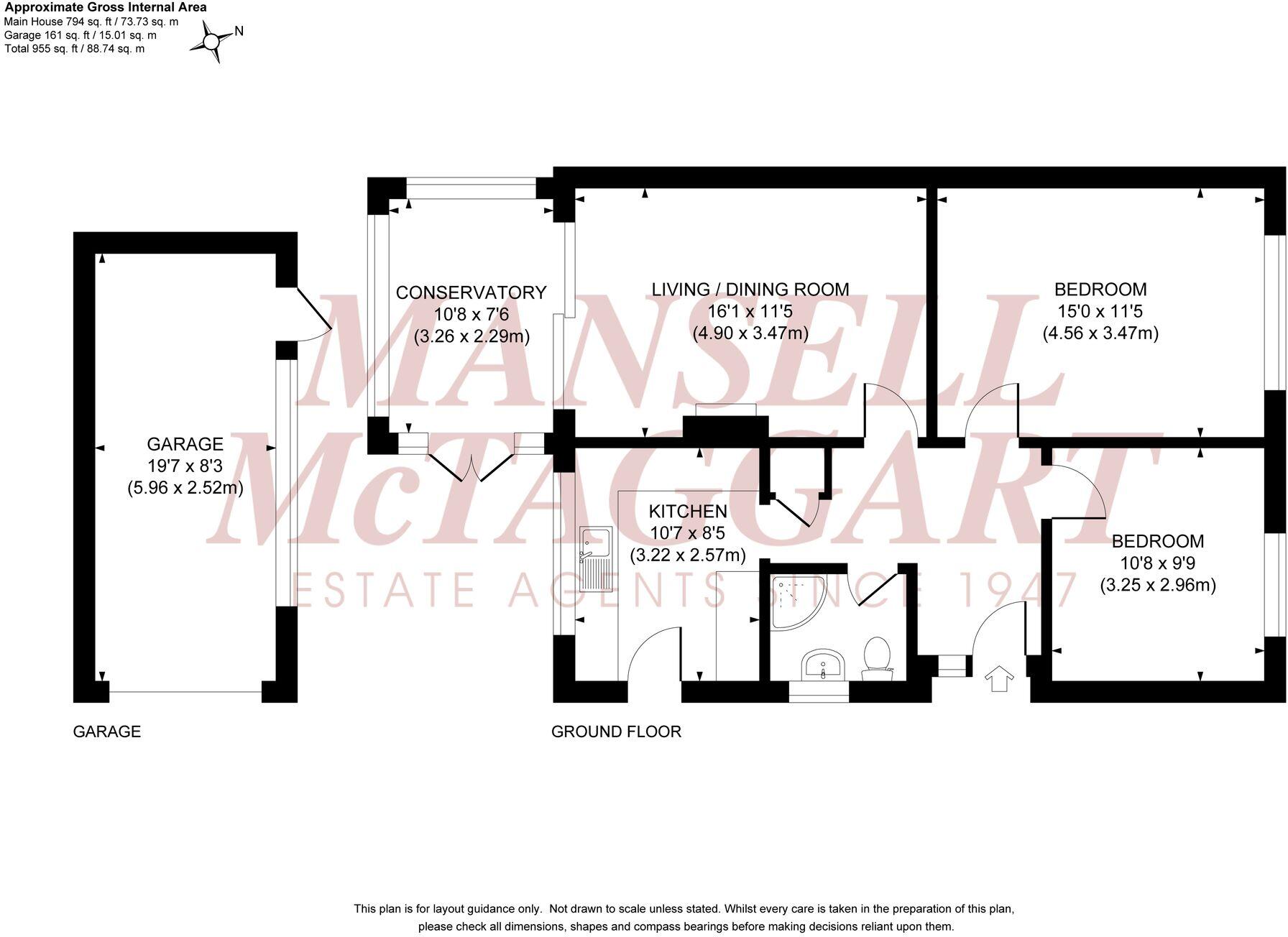 Brookway, Burgess Hill, RH15 floorplan