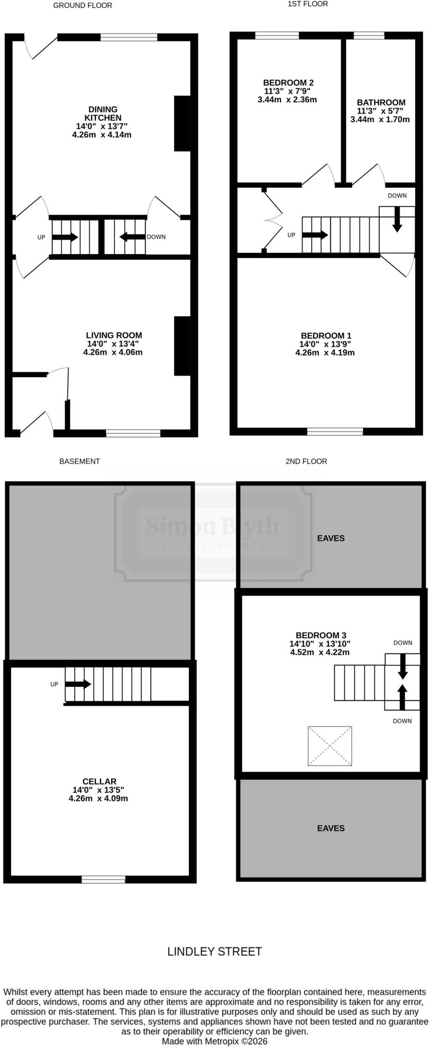 Lindley Street, Milnsbridge, HD3 floorplan