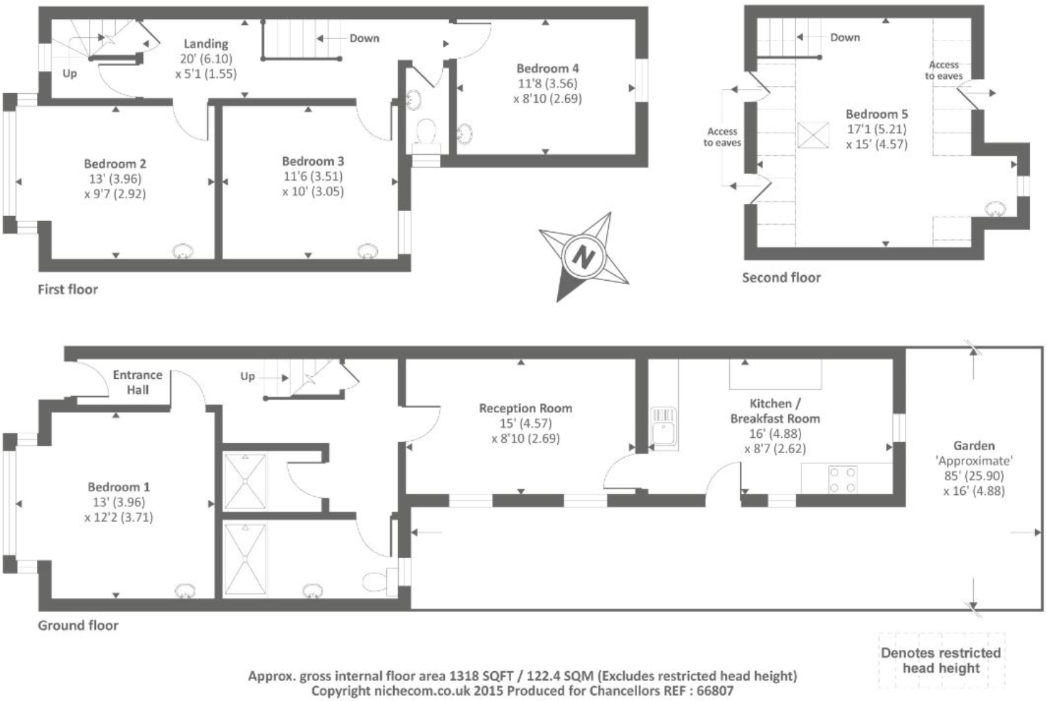 Cricket Road, Oxford, OX4 floorplan