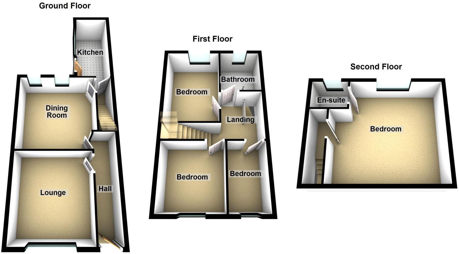 Gladstone Street, Glossop, SK13 8NG floorplan