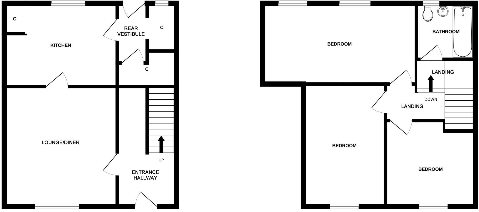 28 Lochy Road, Fort William, PH33 6NN floorplan