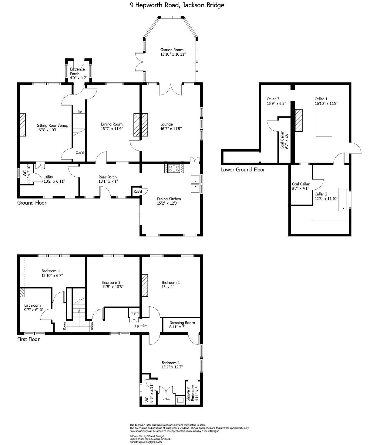Hepworth Road, Jackson Bridge, Holmfirth, HD9 floorplan