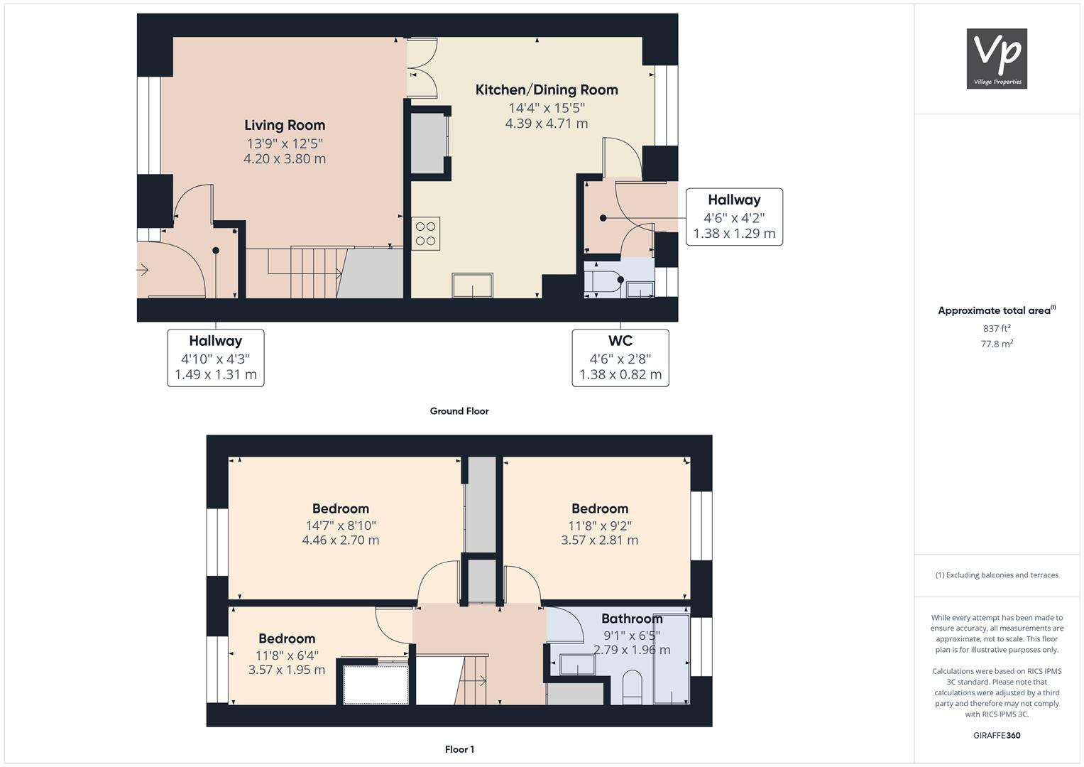 Fircroft Close, Tilehurst, Reading floorplan