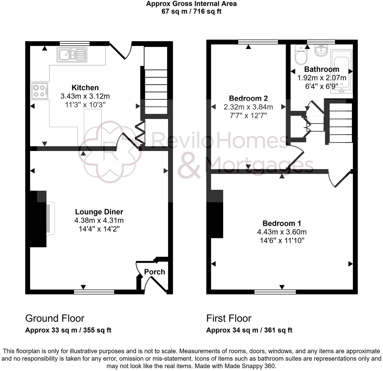 Malvern Street East, Rochdale, OL11 floorplan
