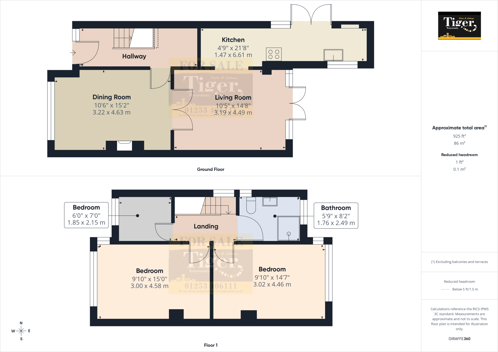 Elaine Avenue, Blackpool floorplan
