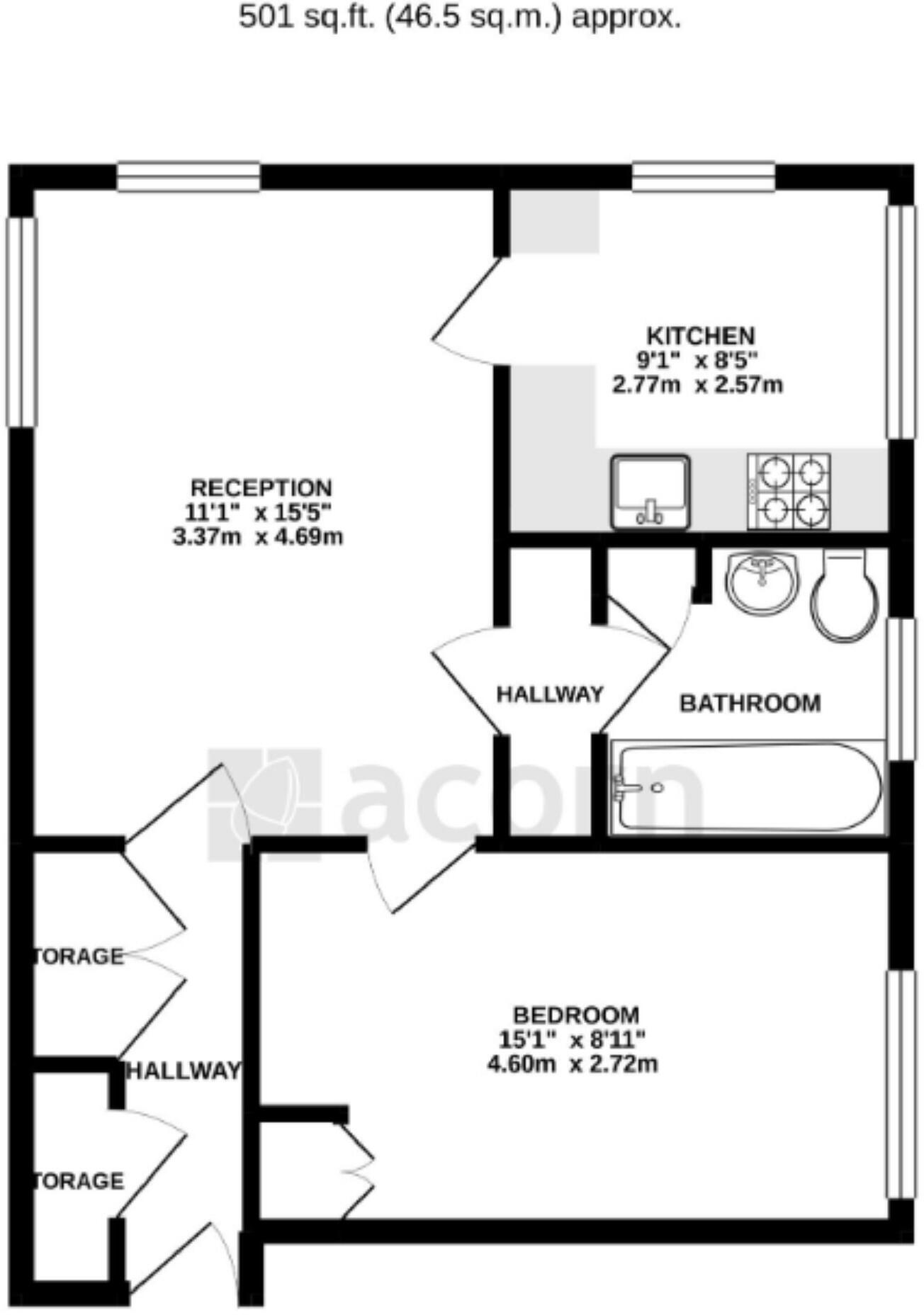 Avondale Square, Bermondsey floorplan