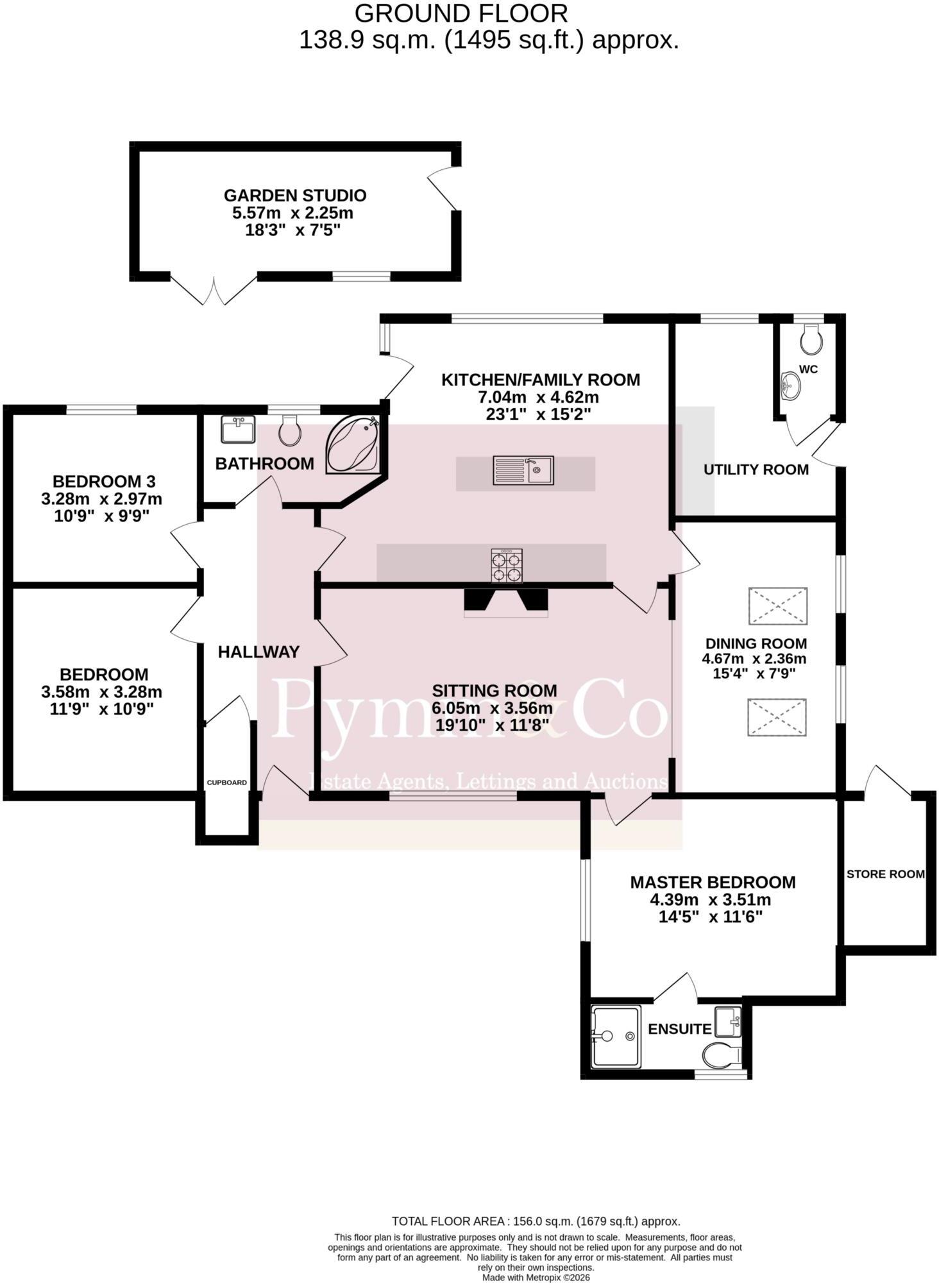 School Lane, Northrepps - Guide Price £425,000-£450,000. floorplan