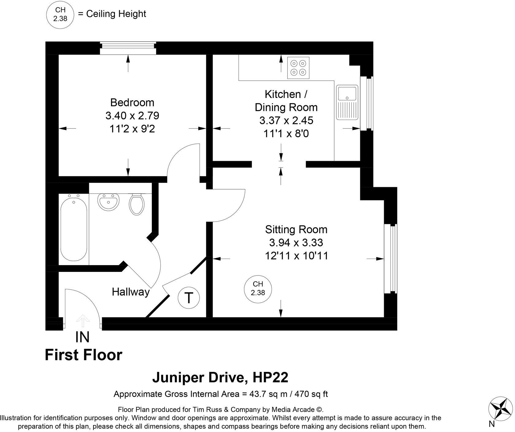 Juniper Drive, Weston Turville, HP22 floorplan