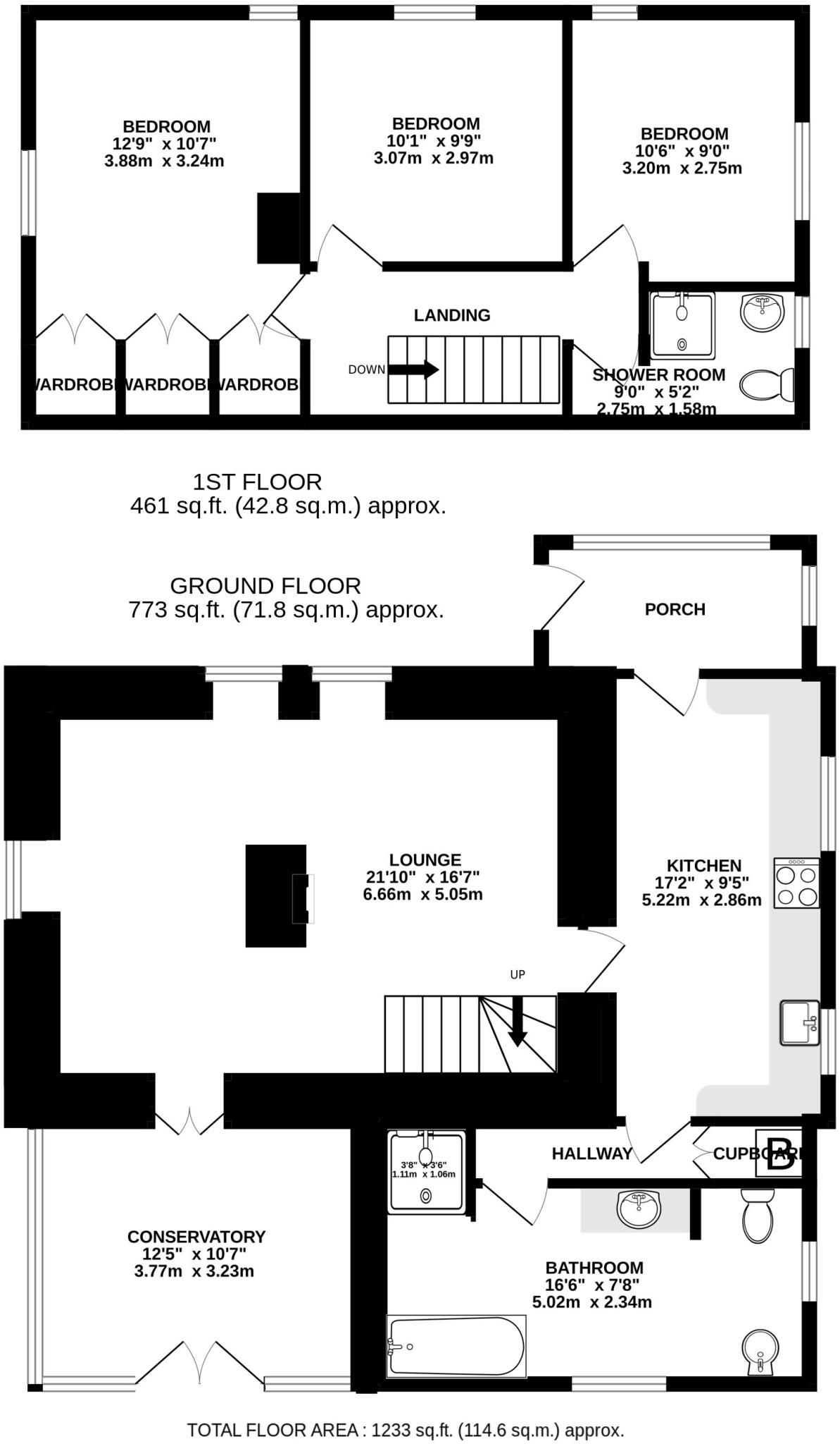 Old Smithy Cottage, Mawgan Porth, TR8 floorplan