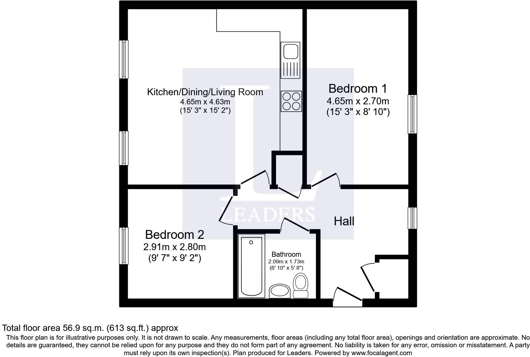 Oxford Street, Long Eaton, Nottingham, NG10 floorplan