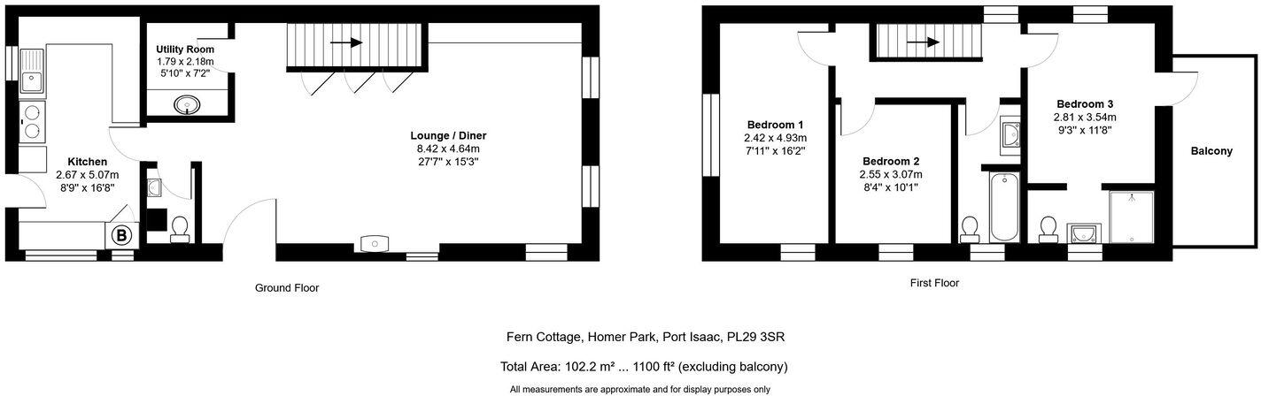 Port Isaac floorplan