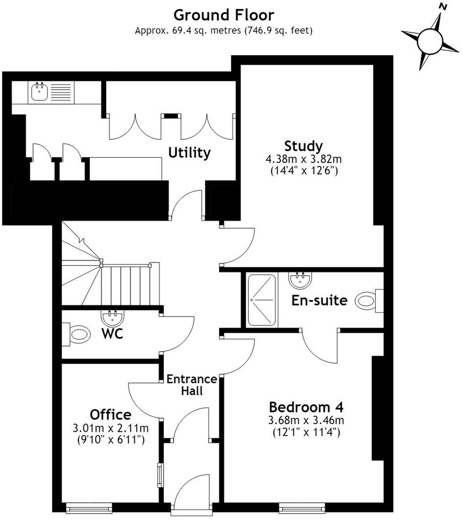 18, Clarence Hill, Dartmouth floorplan