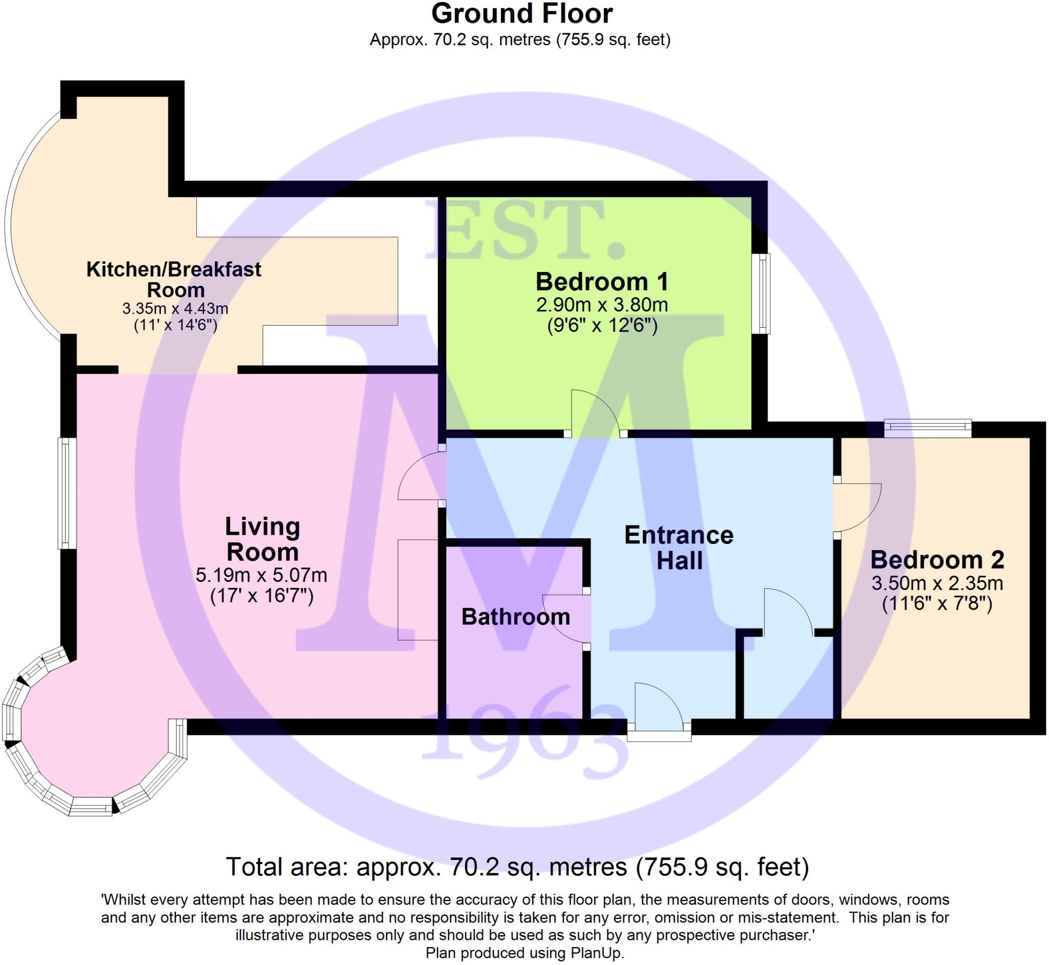 The Dome, 121 Barton Court Avenue, Barton On Sea, Hampshire, BH25 floorplan