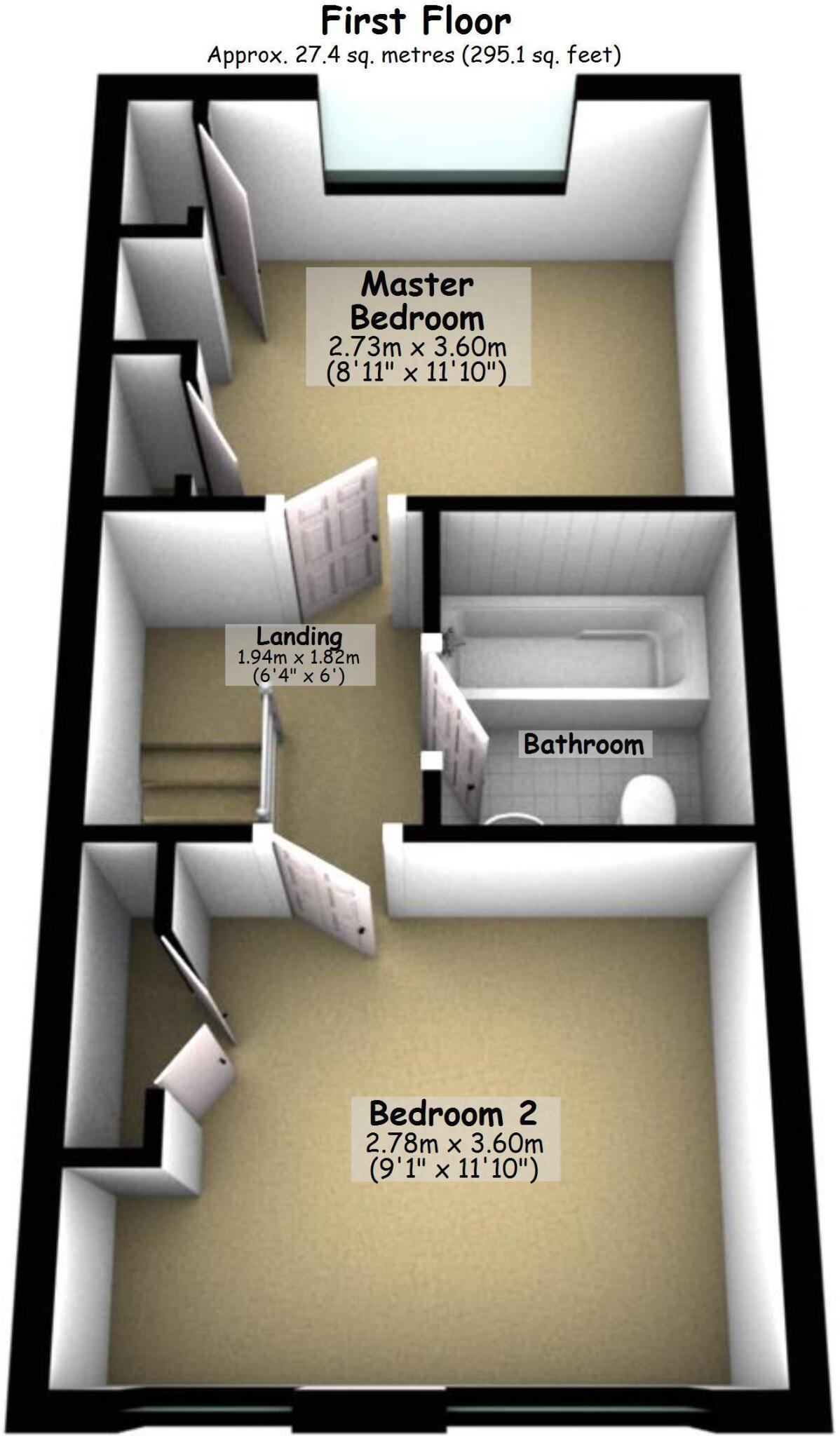 2 bedroom Terraced House in Chichester floorplan