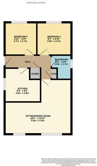 Kendal Drive, Bolton-upon-Dearne, Rotherham, Barnsley, S63 floorplan