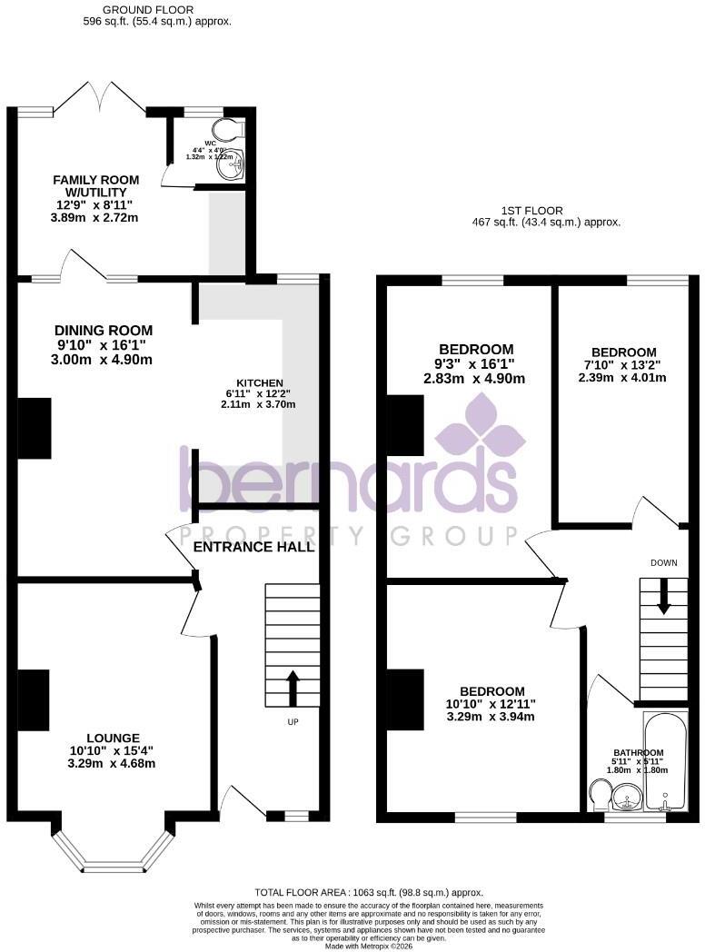Wallace Road, Portsmouth floorplan