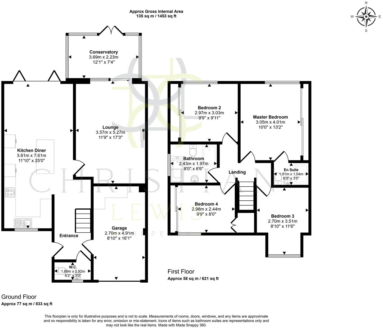 Birlingham Close, Pershore floorplan