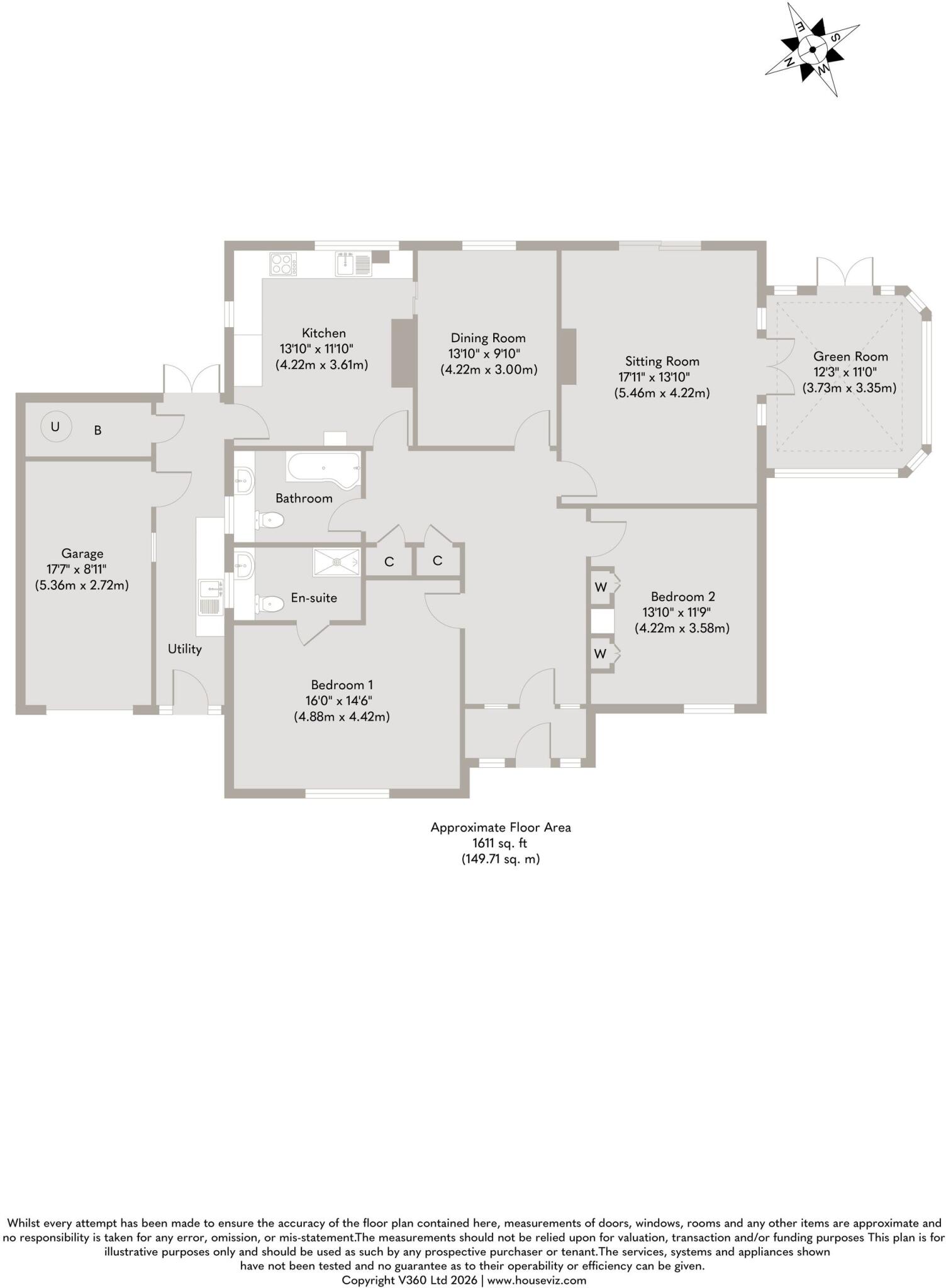 Spacious Detached Bungalow in Gressenhall floorplan