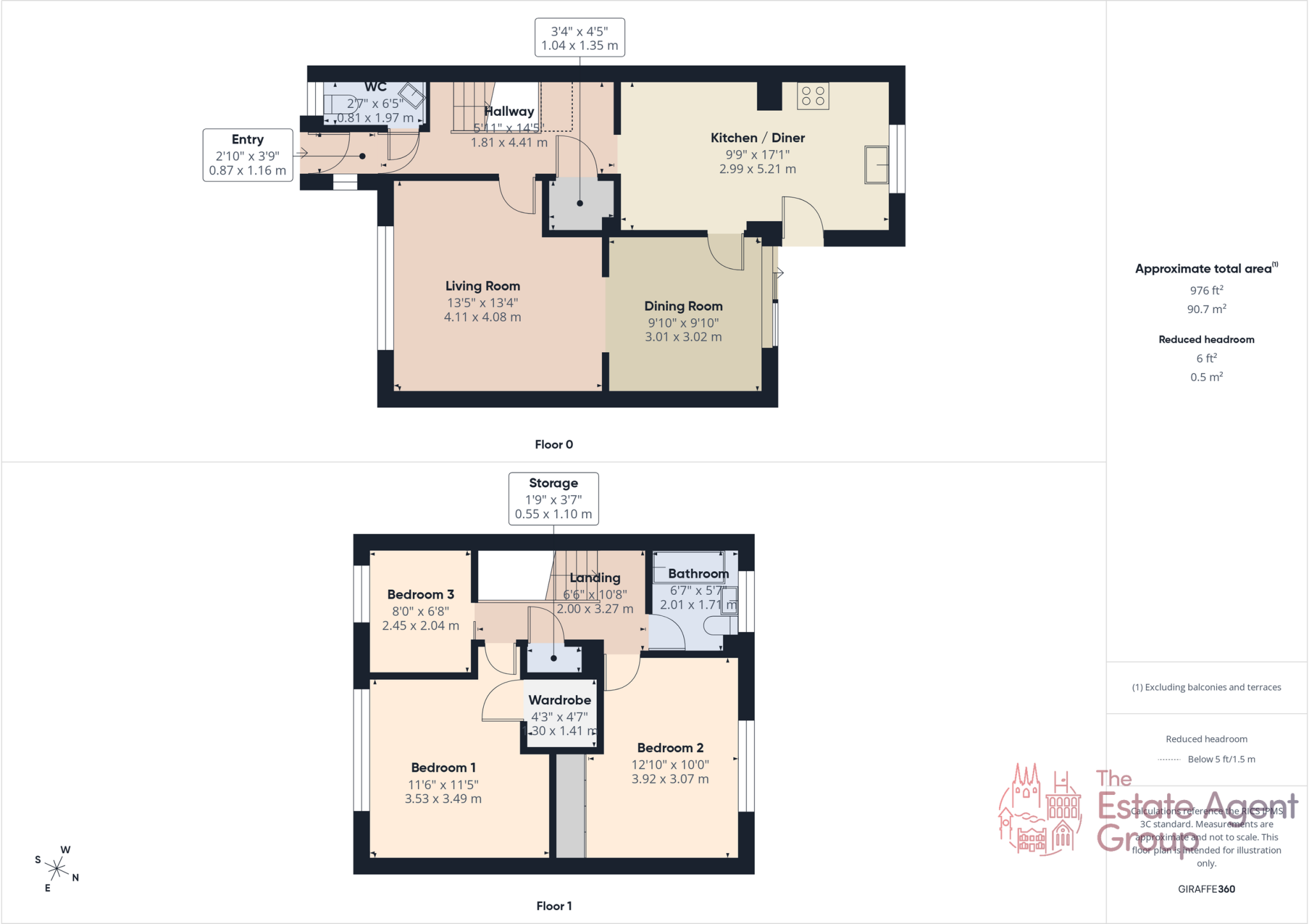 Christopher Walk, Lichfield, Staffordshire floorplan