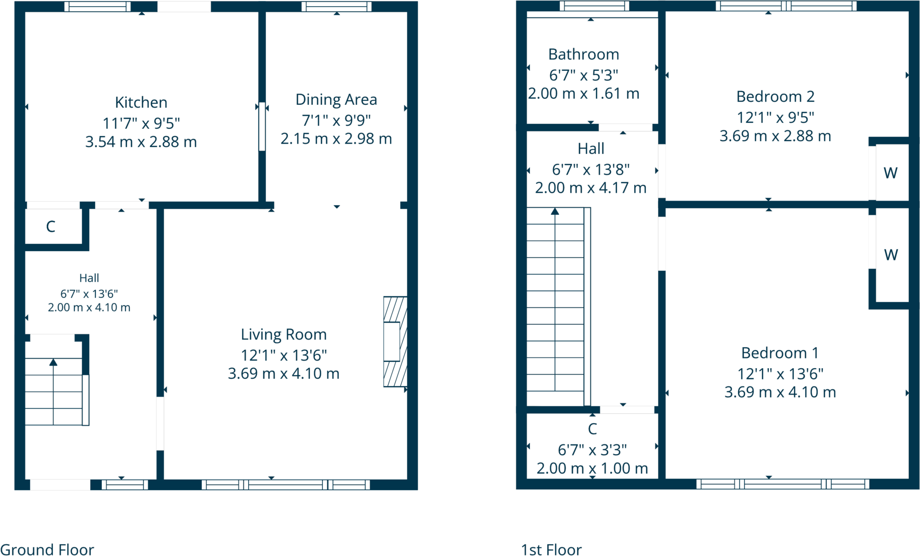 116 Sunnyside Drive, Blairdardie, G15 6QZ floorplan