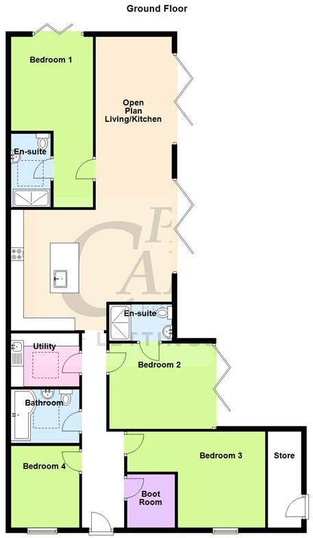 Ridware Gardens, Wade Lane, Hill Ridware, WS15 3RE floorplan