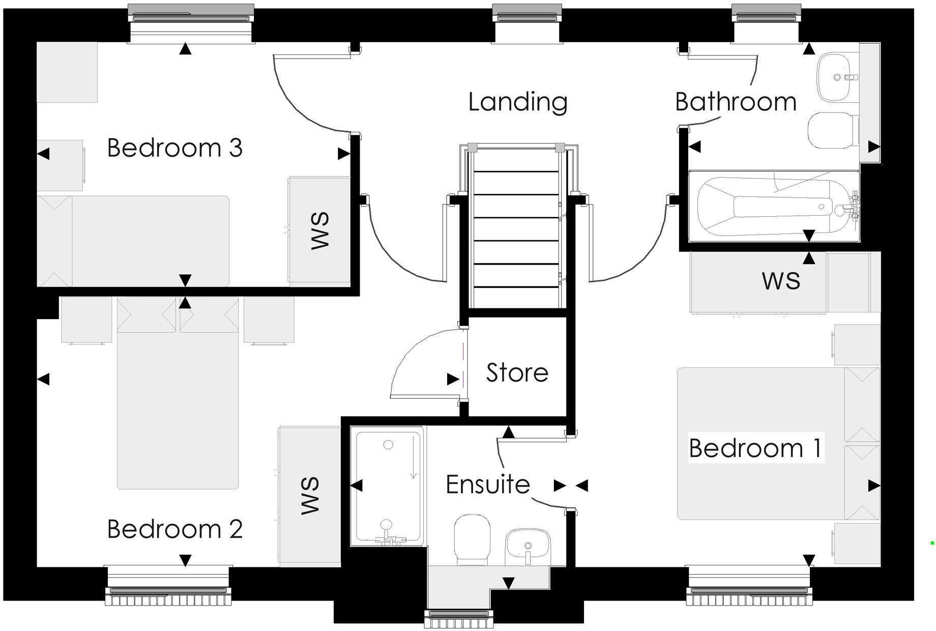 Off Evans Way,
Witham,
Essex,
CM8 2GL floorplan