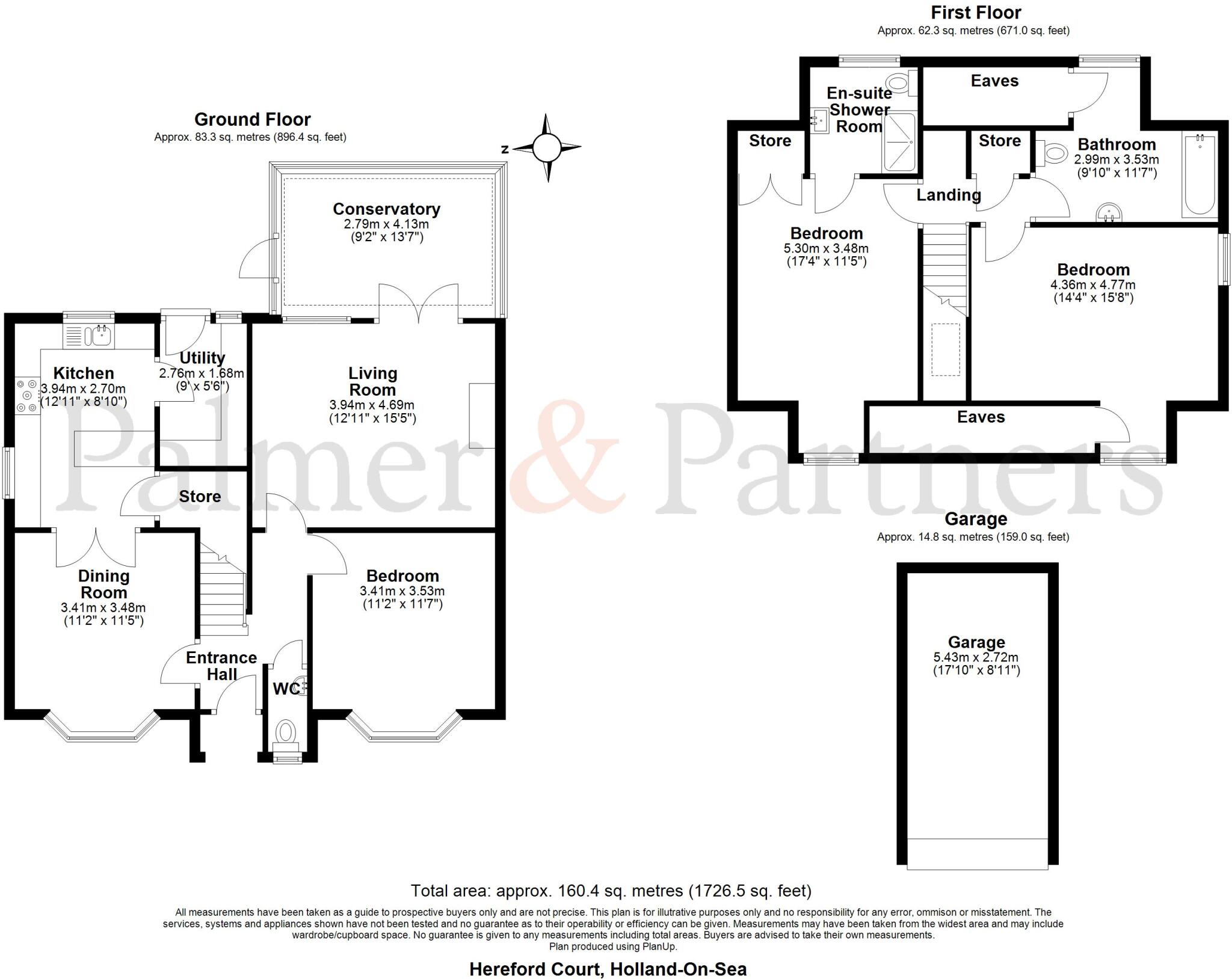 Hereford Court, Holland-on-Sea, Clacton-on-Sea, Essex, CO15 floorplan