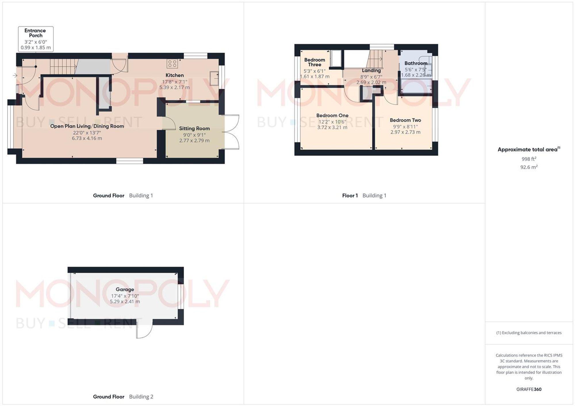 Ffordd Meirionydd, Wrexham, LL11 floorplan