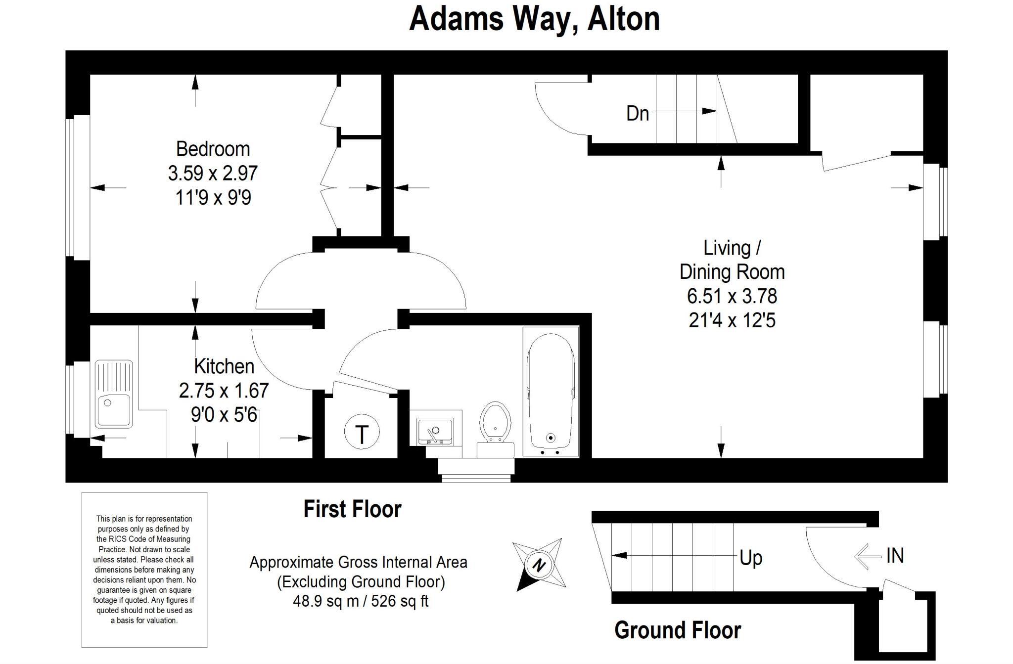 Adams Way, Alton, Hampshire, GU34 2UY floorplan