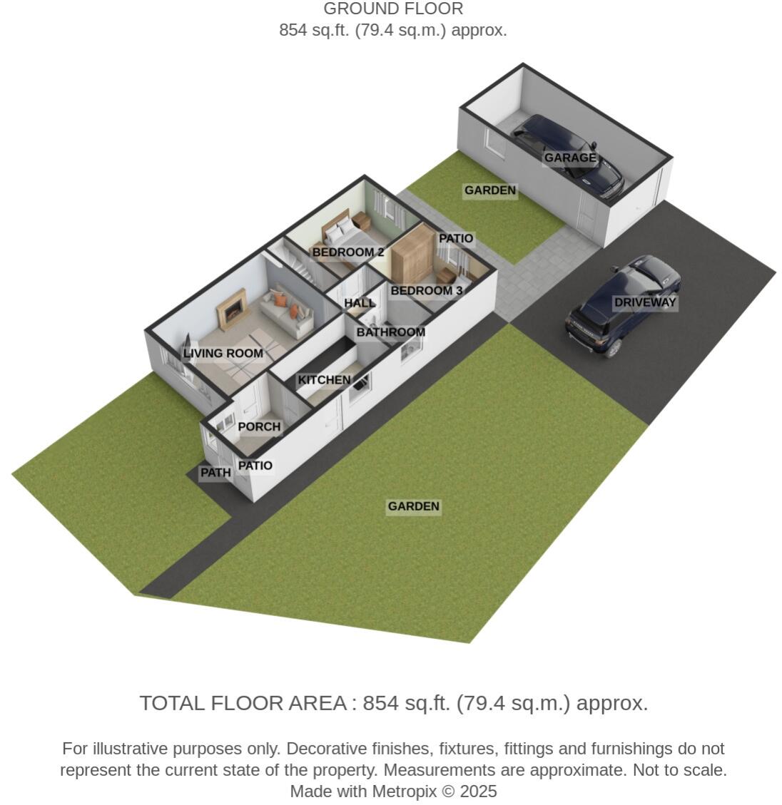 Maes-yr-Haf, North Cornelly, Bridgend, CF33 floorplan