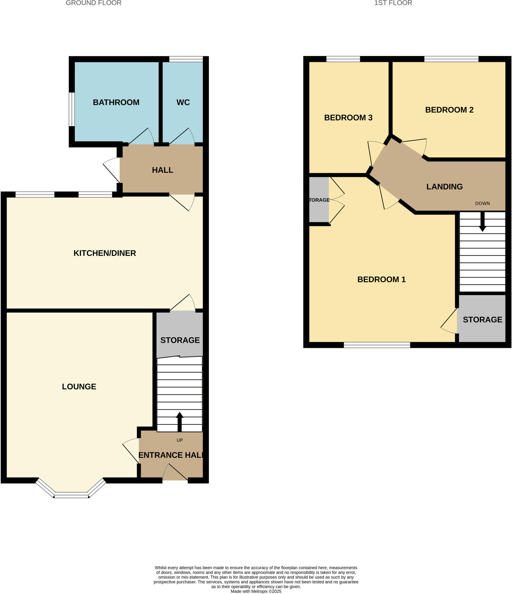 New Street, Measham, Swadlincote, Leicestershire, DE12 floorplan