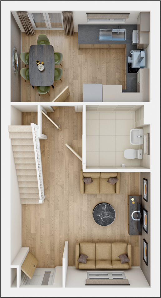 Station Road, 
Altofts, 
West Yorkshire,
WF6 2ND floorplan