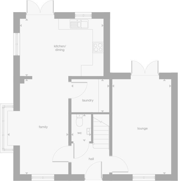 Waverley Drive, Wellingborough, Northamptonshire, 
NN8 1TA floorplan
