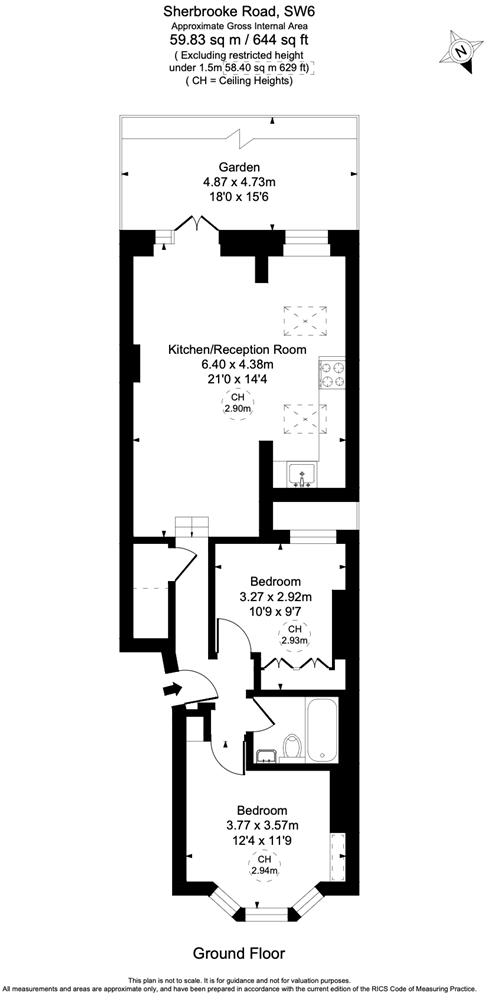 Sherbrooke Road, Fulham floorplan