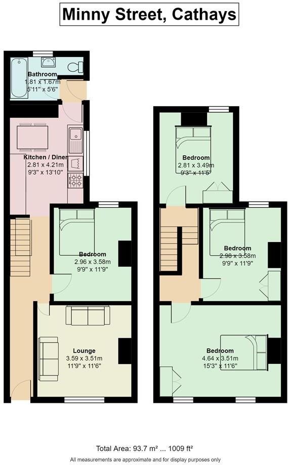 Minny Street, Cathays floorplan