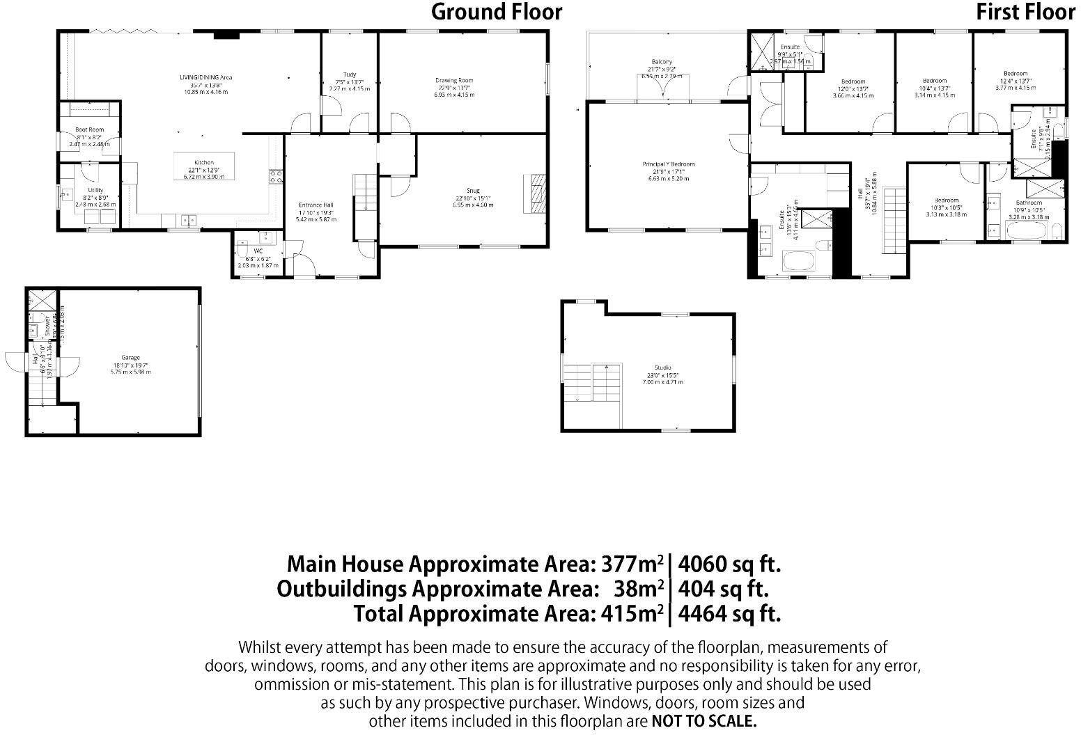 Manor House, The Hardwicks, Shangton, Leicestershire floorplan