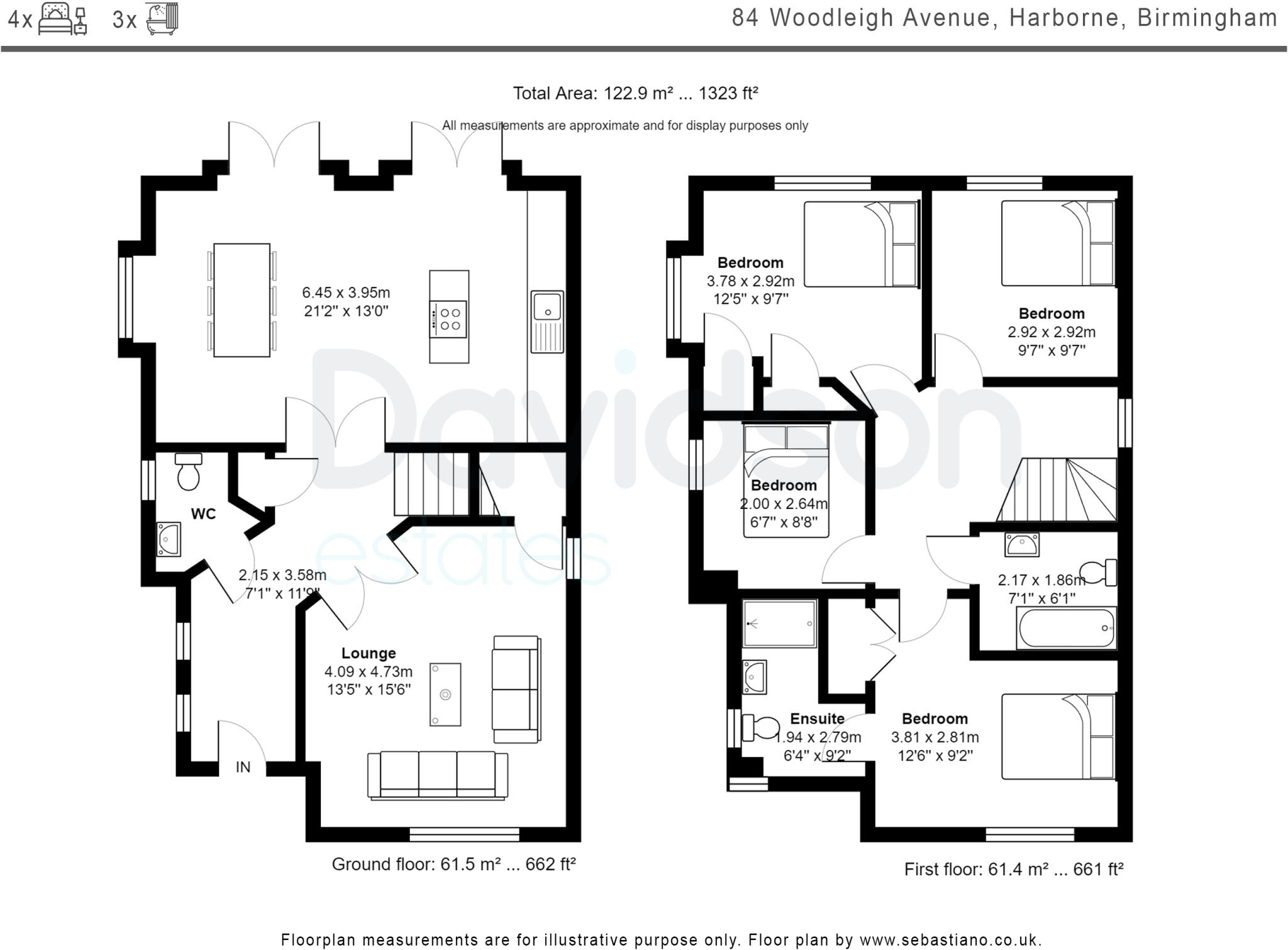Woodleigh Avenue, Birmingham, West Midlands floorplan