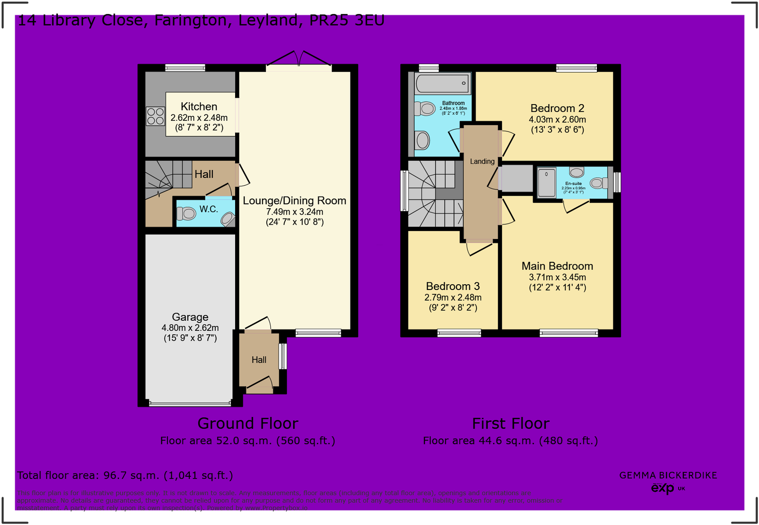 Library Close, Farington, Leyland, PR25 3EU floorplan